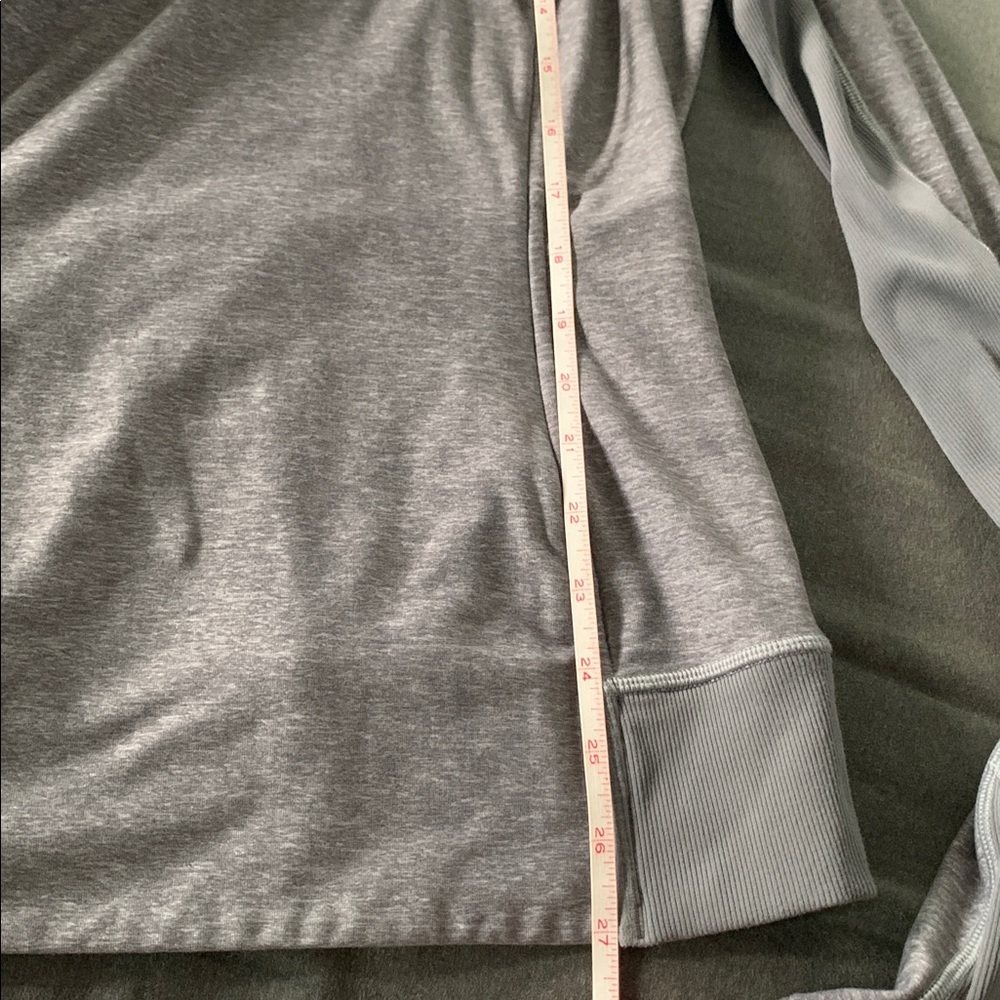 Lululemon Athletica Light Charcoal Asymmetrical Jacket - Picture 15 of 16